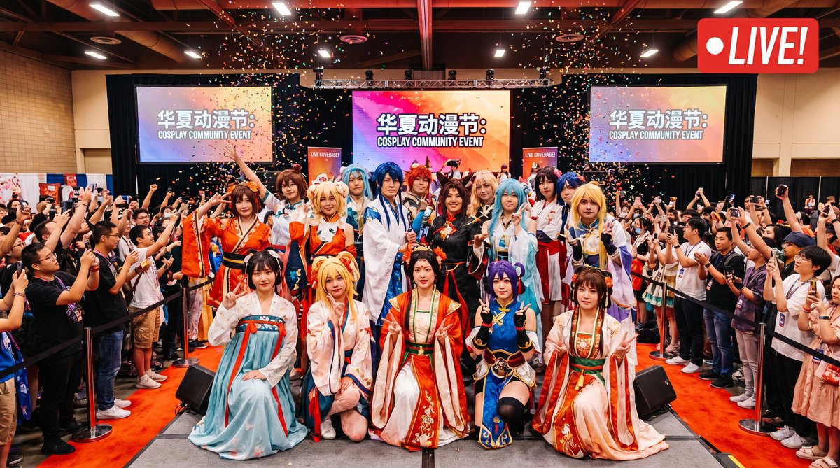 捷克街头动漫cosplay直播视频